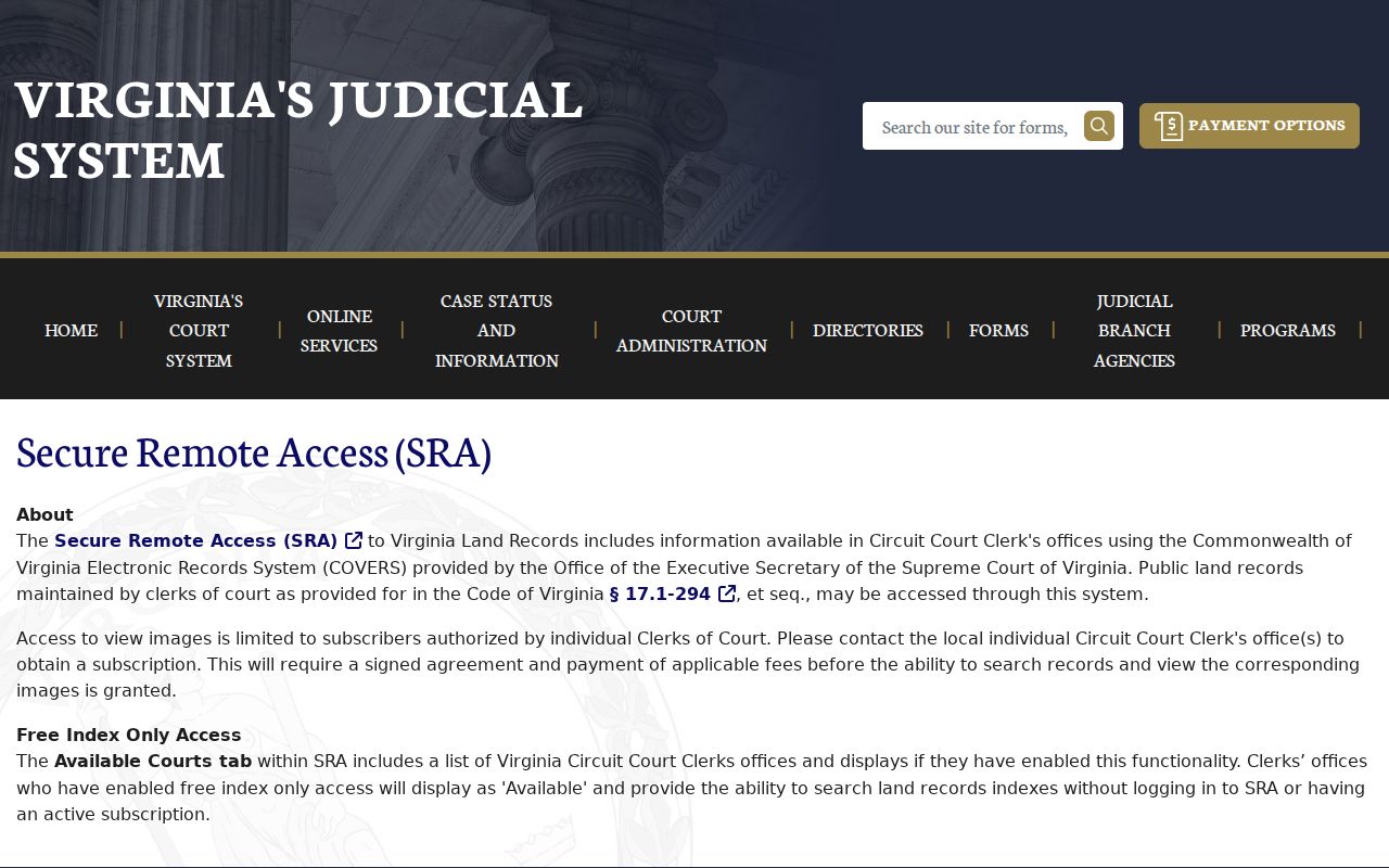 Hampton previous residents Virginia deed index access page